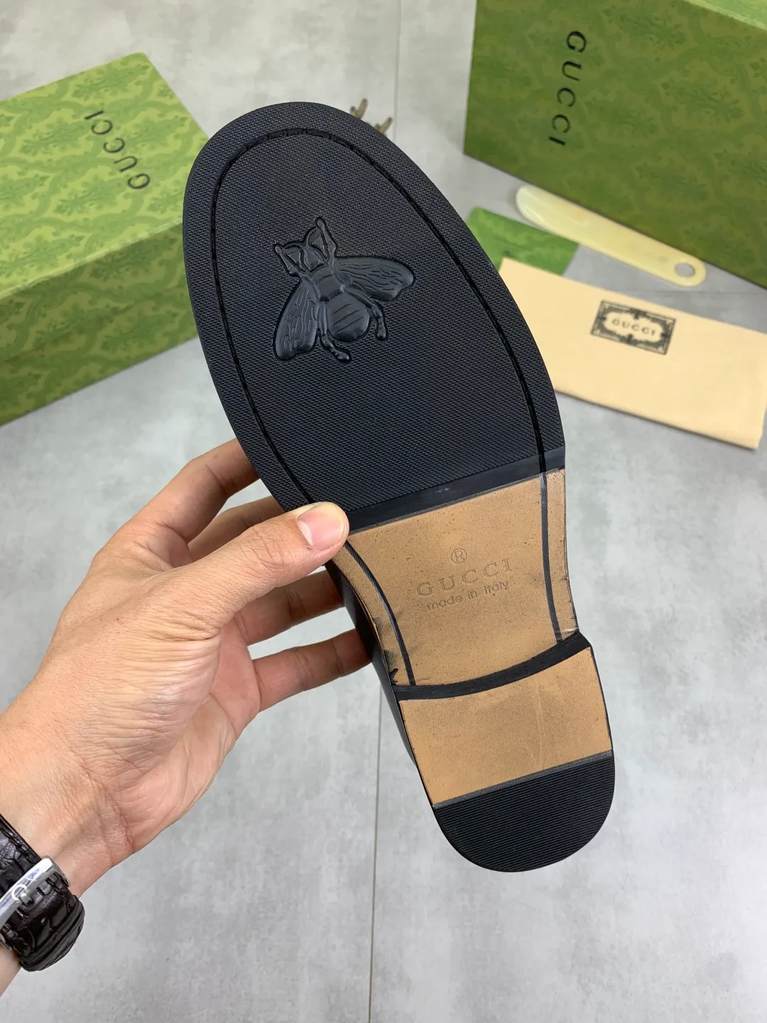 Men's men's shoes 💰P480 [New style] Water-dyed cowhide 💰💎💎💎 [Gucci] GUCCI high-end men's formal business leather shoes, original order 1:1 authentic goods! Original imported high-end open-edge beaded calfskin, original metal buckle, imported first-layer cowhide lining for feet, original outsole, men's shoe size: 38-45, 4️⃣ colors available